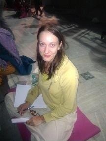 Ms. Alexandra Babrovik, a travel consultant with SAS Scandinavian Airlines from Tallinn, Estonia, Europe. She took Astrology lessons from Dr.A.S.Kalra in year 2010 at Parmarth Niketan Ashram, Rishikesh
